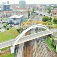 wiadukt, towary, Port Gdańsk, nowa infrastruktura