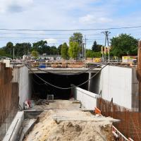 tunel, Legionowo, prace budowlane, nowa infrastruktura