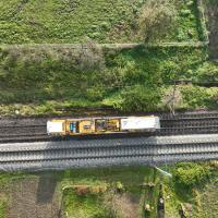 PUN, maszyna, LK204, prace na stacji kolejowej