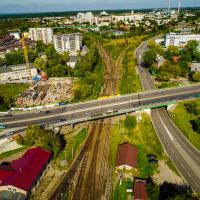 E75, Rail Baltica, Białystok, CEF, Czyżew, wiadukt kolejowy