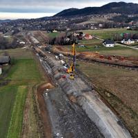 LK104, Limanowa, Klęczany, prace ciężkiego sprzętu, www.podleze-piekielko.pl