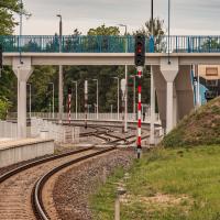 Hajnówka, nowa stacja, nowa infrastruktura, nowy peron