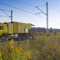 Toszek, Rudziniec, Stare Koźle, LK153, zgrzewanie szyn