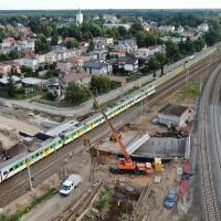 E75, Rail Baltica, Zielonka, prace budowlane, nowa infrastruktura