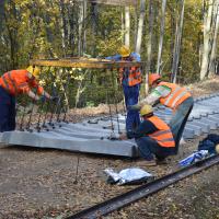 2019-11 Układanie podkładów betonowych