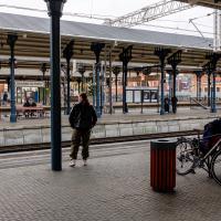 przejście podziemne, Gdańsk Główny, nowe schody ruchome