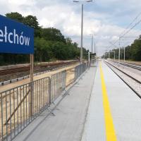 stacja, Bełchów, nowa infrastruktura, nowy peron