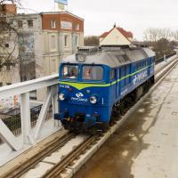 2019-03-07 Gorzowską estakadę kolejową sprawdza lokomotywa