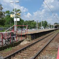 bezpieczeństwo, krzyż św. Andrzeja, Józefów, przejście pieszo-rowerowe