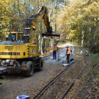 2019-11 Układanie podkładów betonowych