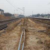 sieć trakcyjna, peron, wiadukt, modernizacja, informacja prasowa, LK7, Otwock, POIiŚ 2014-2020, tunel, Program Operacyjny Infrastruktura i Środowisko, tor, inwestycja