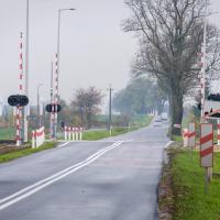 przejazd kolejowo-drogowy, POIiŚ 2014-2020, wielkopolskie, Gołańcz, modernizacja przejazdu