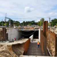 tunel, Legionowo, prace budowlane, nowa infrastruktura