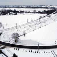 prace budowlane, nowa infrastruktura, widok z lotu ptaka, Program  Przystankowy, Kraków Kościelniki, nowy parking