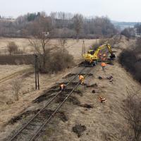 2022-03-03 PLK przygotowały kolejowe połączenie do przejścia granicznego w Krościenku