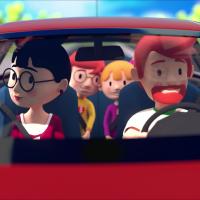 bezpieczny przejazd, wideo, kampania społeczna, edukacja dzieci, animacja, ambasadorka bezpieczeństwa, ambasadorki bezpieczeństwa, ambasador bezpieczeństwa, ambasadorzy bezpieczeństwa