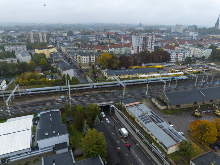 E59, CEF, budowa peronu, Stargard, przebudowa wiaduktu, prace przy wiadukcie, LCS Stargard, Poznań-Szczecin