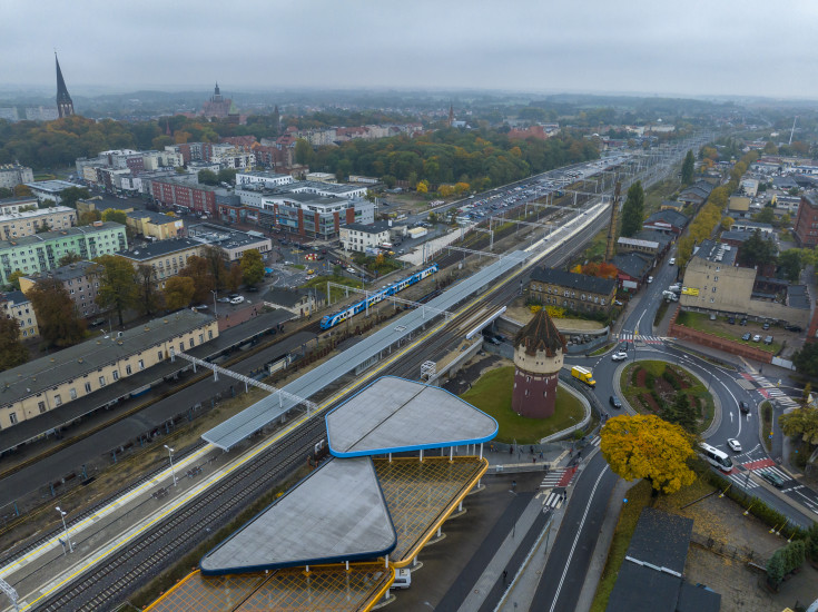 E59, CEF, budowa peronu, Stargard, przebudowa wiaduktu, prace przy wiadukcie, LCS Stargard, Poznań-Szczecin