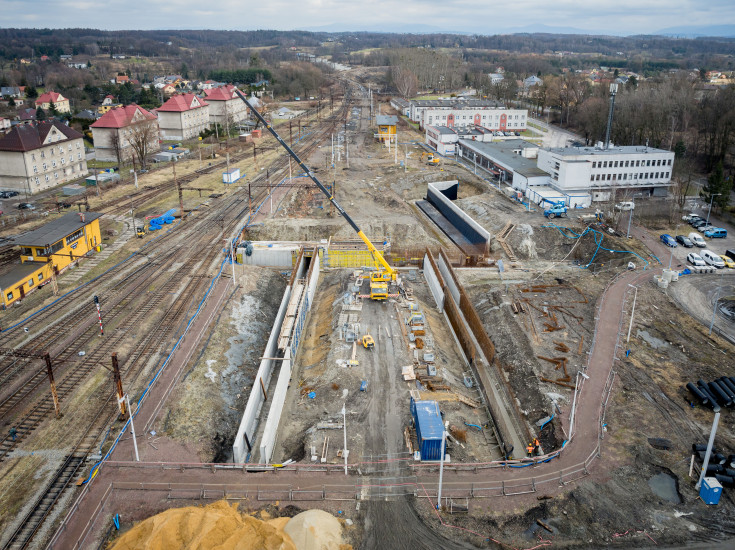 nowy wiadukt, Zebrzydowice, LK93, nowy tor, nowy peron, nowy most