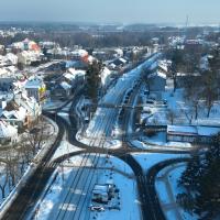 tor, Warmia i Mazury, nowa infrastruktura, Ostróda, nowy przejazd kolejowo-drogowy