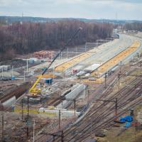 nowy wiadukt, Zebrzydowice, LK93, nowy tor, nowy peron, nowy most