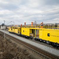 nowy wiadukt, Zebrzydowice, LK93, nowy tor, Zabrzeg, nowy peron, nowy most