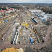 nowy wiadukt, Zebrzydowice, LK93, nowy tor, nowy peron, nowy most