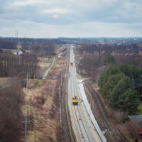 nowy wiadukt, Zebrzydowice, LK93, nowy tor, Zabrzeg, nowy peron, nowy most