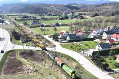 LK96, prace na linii, Stary Sącz, Piwniczna-Zdrój