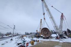 Łódź Żabieniec, Łódź Fabryczna, Łódź Kaliska, TBM, tarcza, drążenie tunelu kolejowego, postęp prac