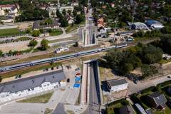 Teresin, tunel drogowy, nowa infrastruktura, widok z lotu ptaka, otwarcie