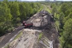 Trzebinia, Oświęcim, LK93, Czechowice-Dziedzice, prace na linii