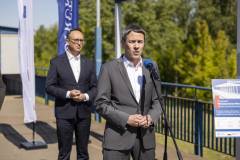 briefing prasowy, przystanek, Wyborski Piotr, Warszawa Ursus Północny