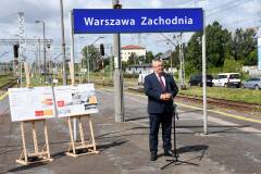 Warszawa Zachodnia, warszawski węzeł kolejowy, warszawska linia średnicowa, przebudowa peronu, Budimex