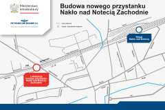 nowy przystanek, nowa infrastruktura, grafika, Program Przystankowy, Nakło nad Notecią Zachodnie