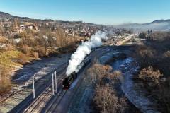 stacja, LK104, powrót pociagów, widok z lotu ptaka, Rabka Zaryte, www.podleze-piekielko.pl