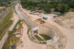 TBM, budowa tunelu, drążenie tunelu kolejowego, Łódź Koziny, Łódź Śródmieście, szacht, komora