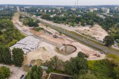 TBM, budowa tunelu, drążenie tunelu kolejowego, Łódź Koziny, Łódź Śródmieście, szacht, komora