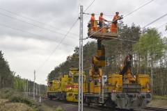 Zgorzelec, elektryfikacja, Węgliniec, LK274, pociąg sieciowy, nowa sieć trakcyjna, LK278