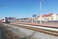 peron, stacja, LK356, przystanek, Wągrowiec, tablica