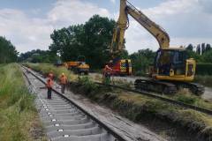 tor, nowy przystanek, prace budowlane, infrastruktura kolejowa, LK285, Bielany Wrocławskie