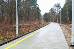 nowy przystanek, LK405, nowa infrastruktura pasażerska, nowy tor, Ustka Uroczysko