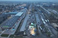 linia kolejowa, przejazd kolejowo-drogowy, Kolej+, Łomża, Piłsudskiego, postęp prac