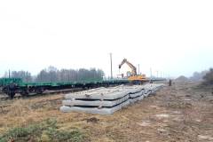 LK25, Ocice, prace budowlane, LK78, LK74, nowy tor, nowy obiekt inżynieryjny, nowy przejazd kolejowo-drogowy, nowe podkłady