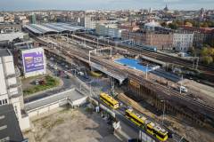 Katowice, nowy wiadukt, katowicki węzeł kolejowy, ul. Mikołowska