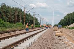 E75, Rail Baltica, CEF, Zaręby Kościelne