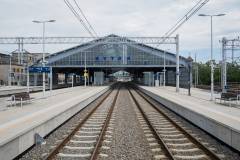 peron, stacja, Bytom, hala peronowa