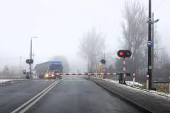 przejazd kolejowo-drogowy, samochód osobowy, urządzenia sterowania ruchem, Stąporoków