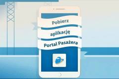 Portal Pasażera, Google Play, www.portalpasazera.pl, aplikacja mobilna, AppStore, udogodnienie, czarny i kontrastowy motyw, personalizacja