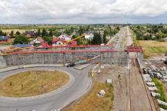 Mielec, LK25, prace budowlane, nowy wiadukt drogowy